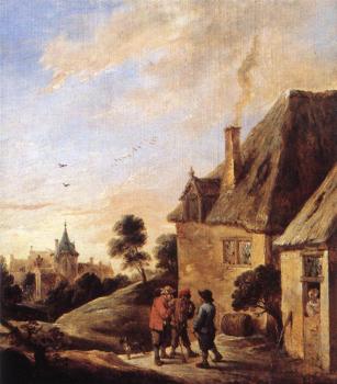 David Teniers The Younger : Village Scene II